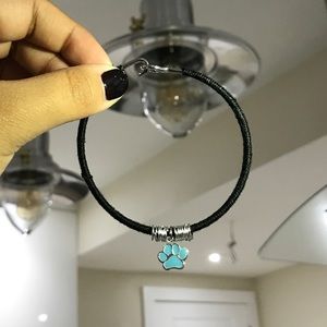 Paw print bangle
